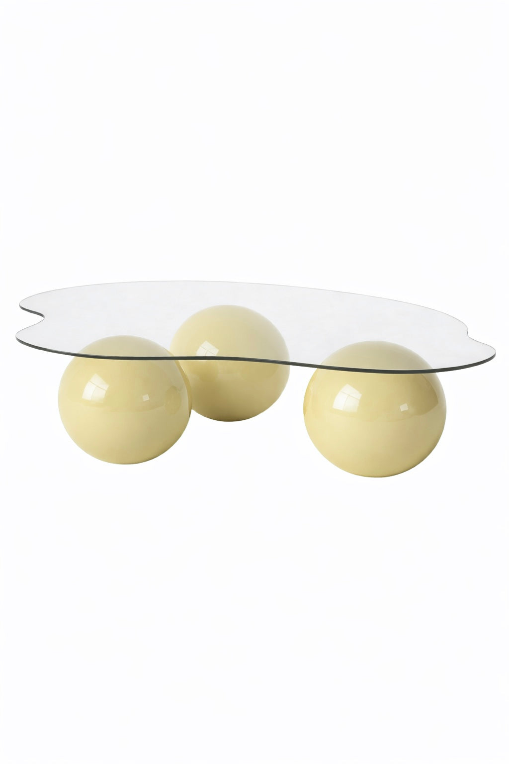 SPHERE yellow coffee table