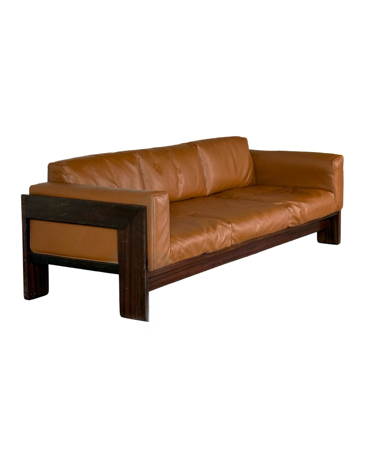 BASTIANO cognac leather sofa