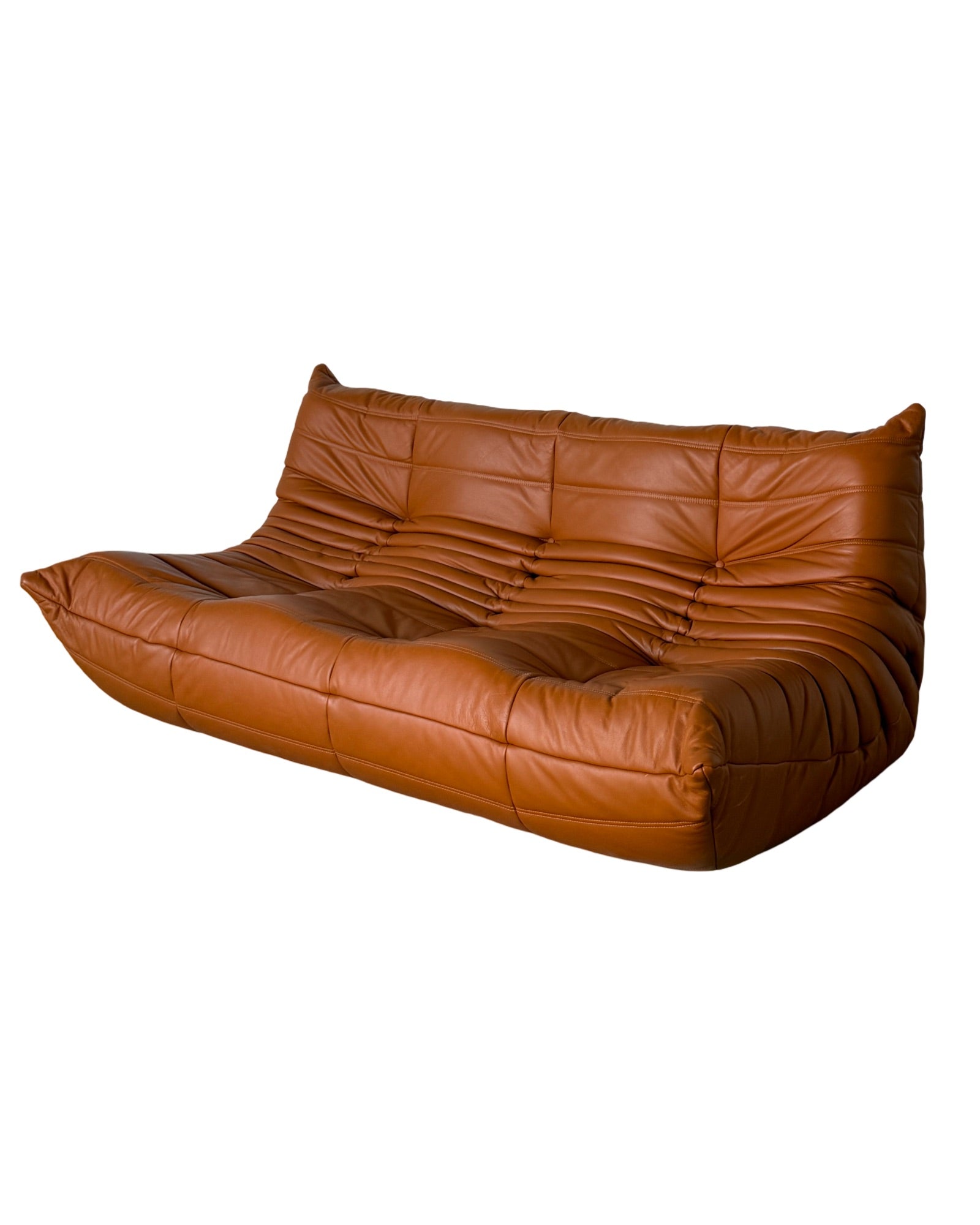 TOGO caramel leather sofa