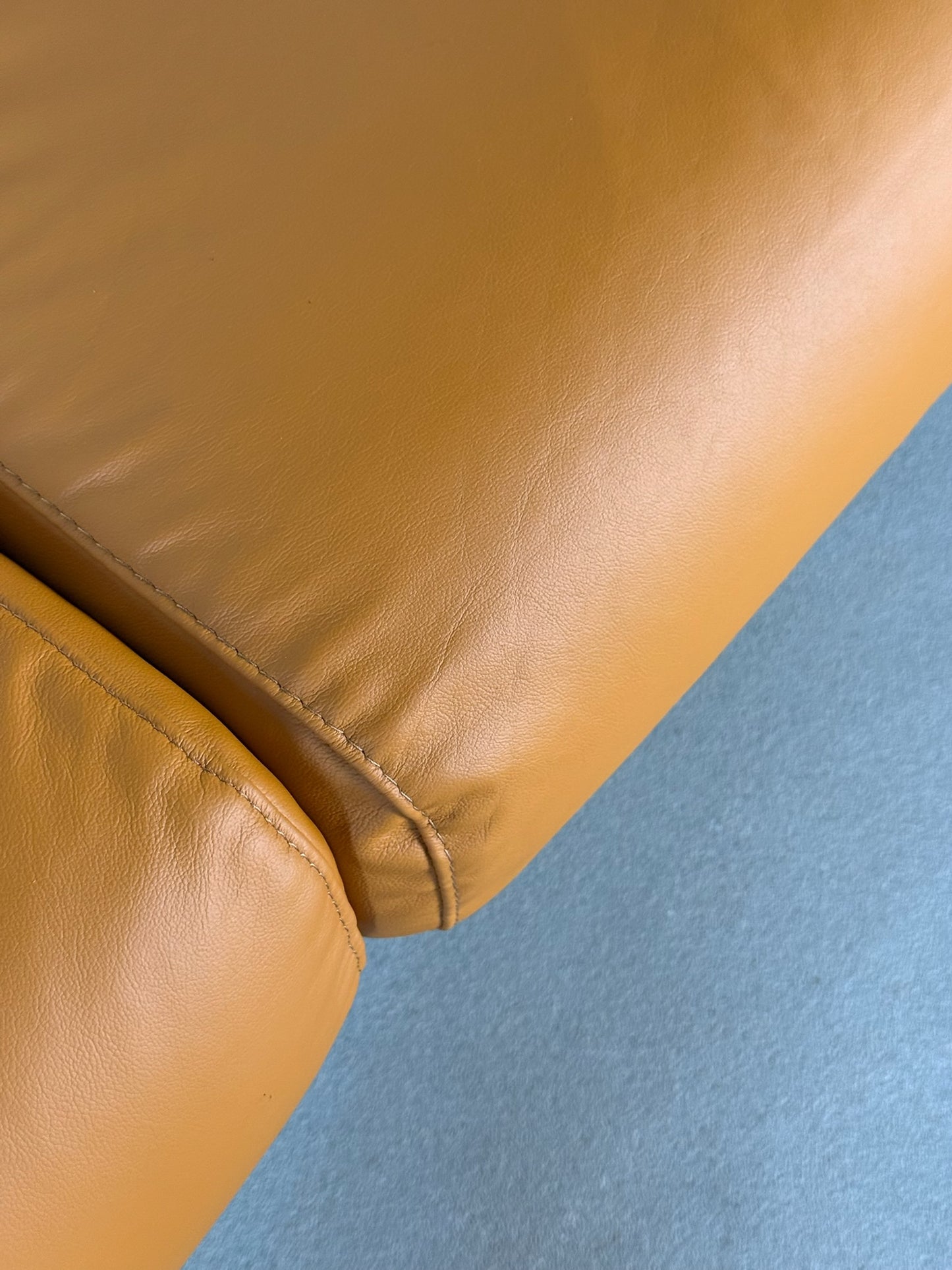 ALANDA caramel leather sofa