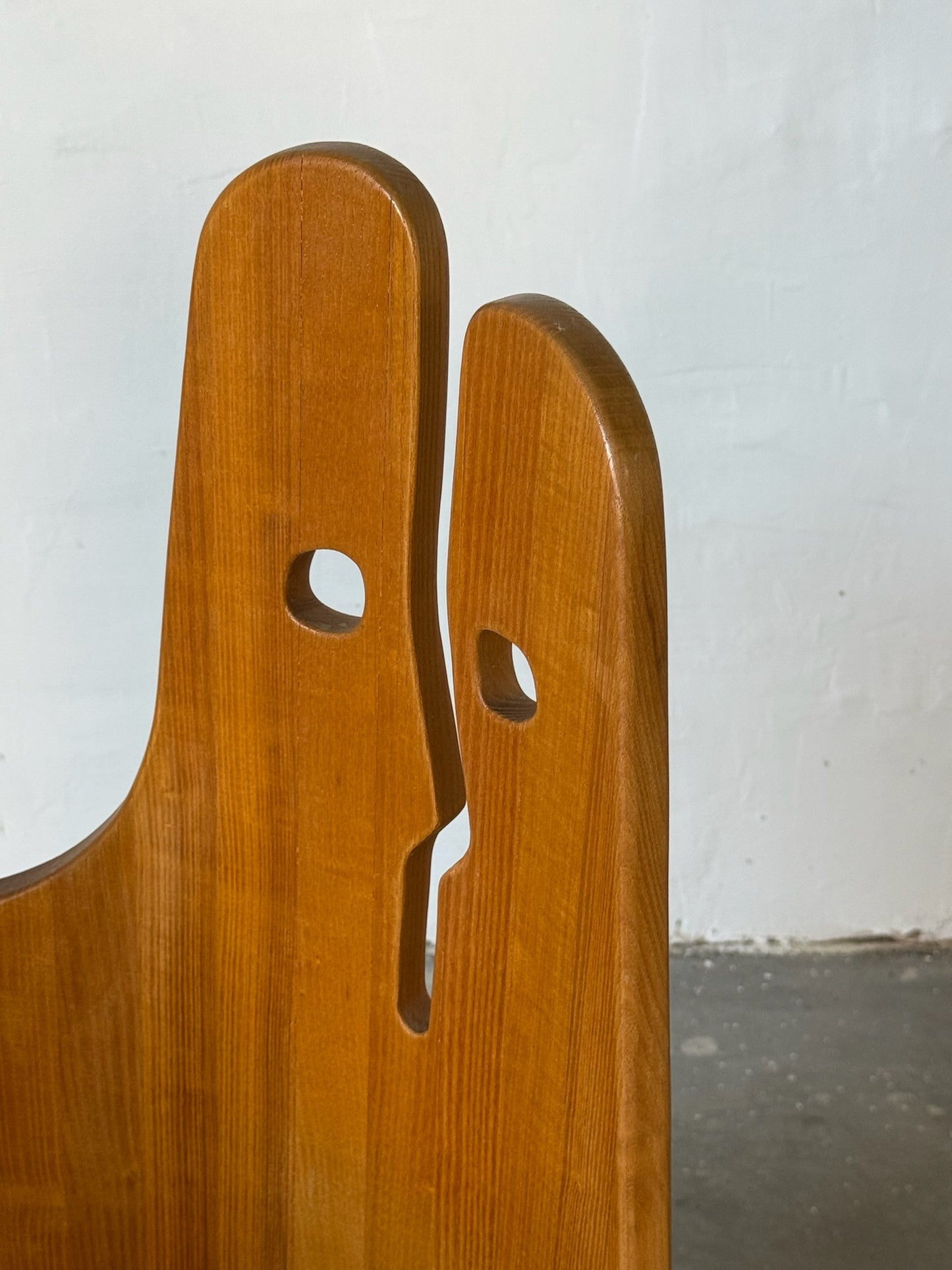 CYLINDER wooden lounge chair