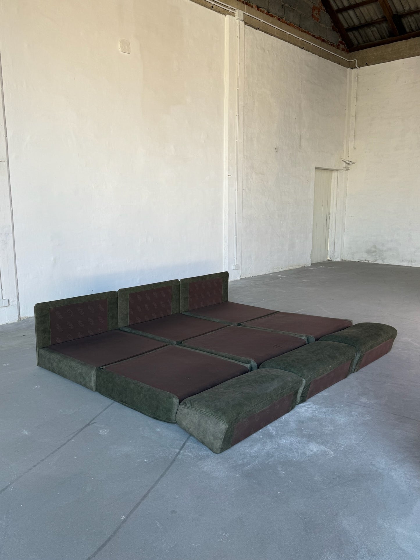 DS-76 green modular sofa