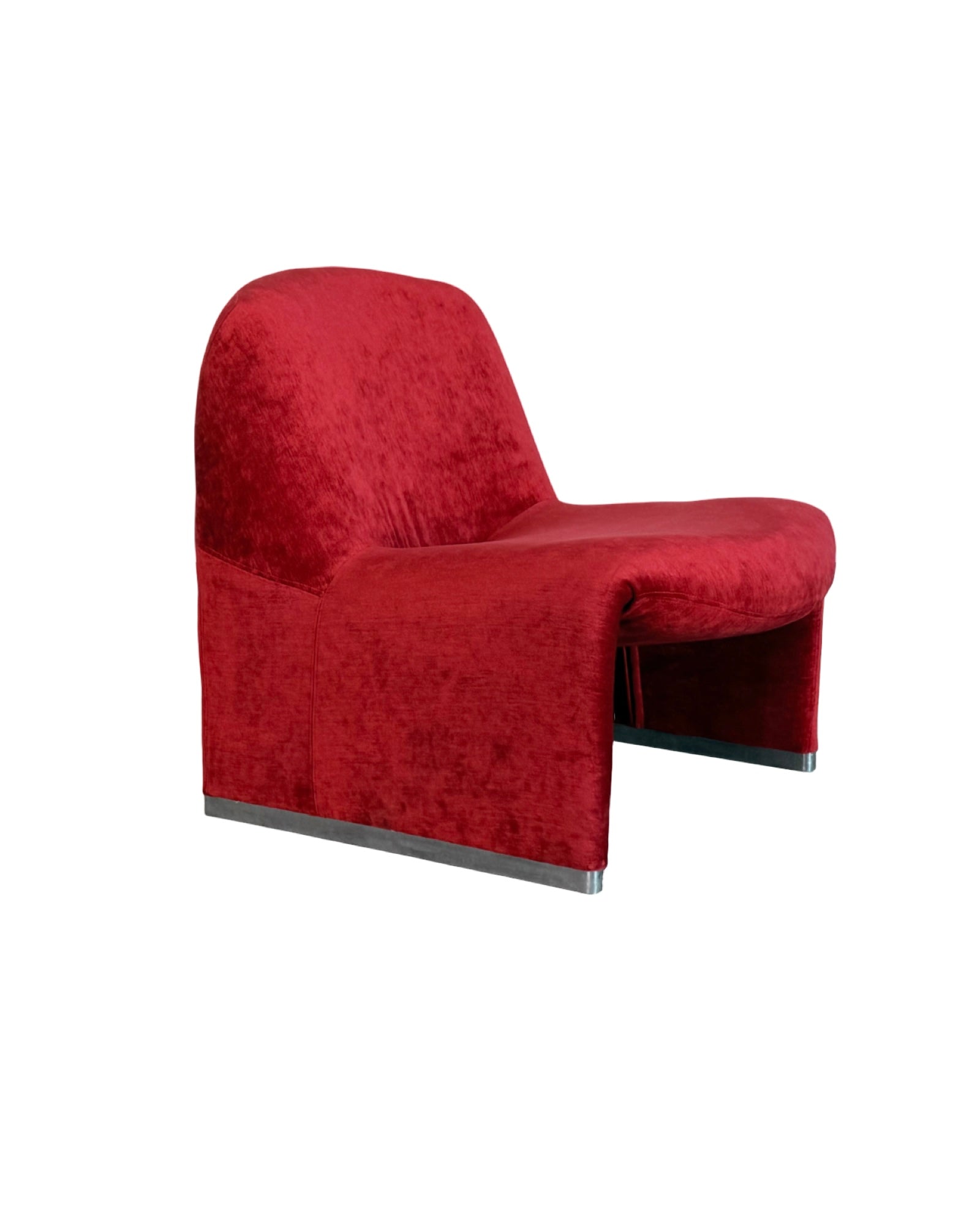 ALKY red velvet chair