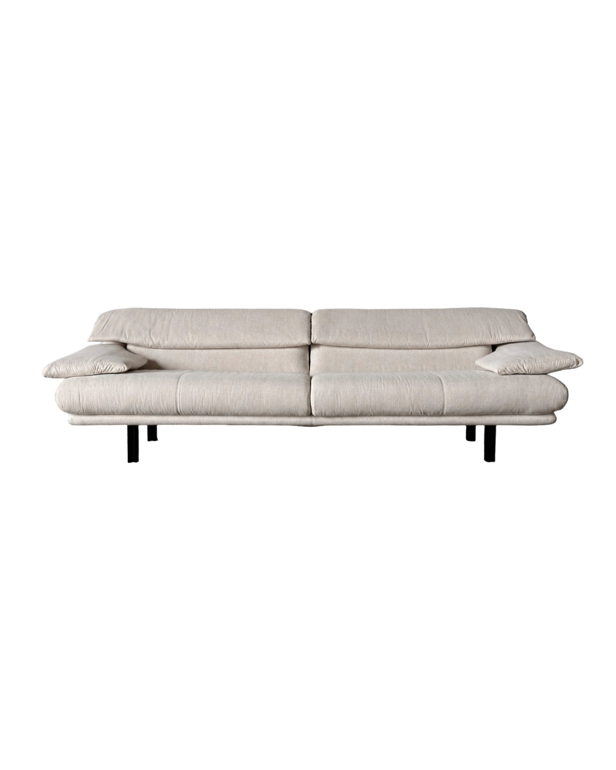 ALANDA white linen sofa