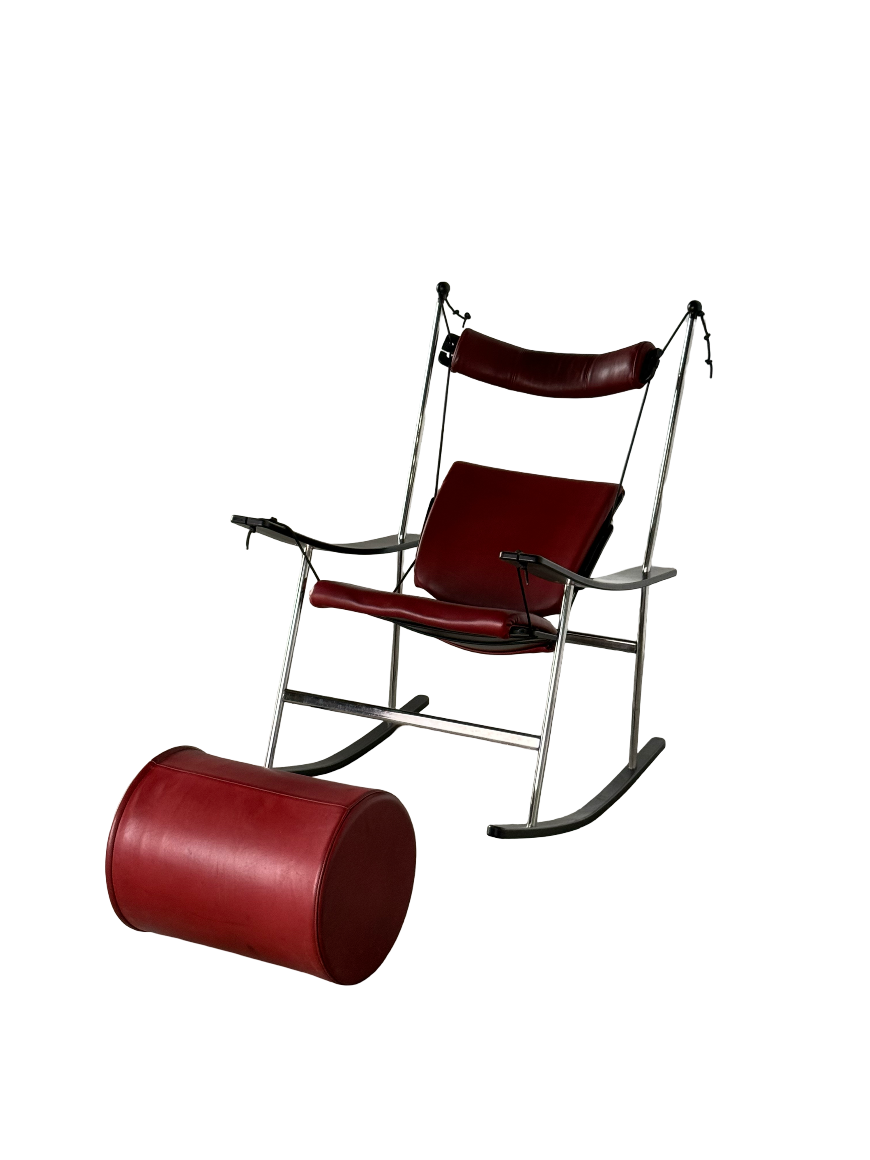REFLEX Peter Opsvik burgundy rocking chair