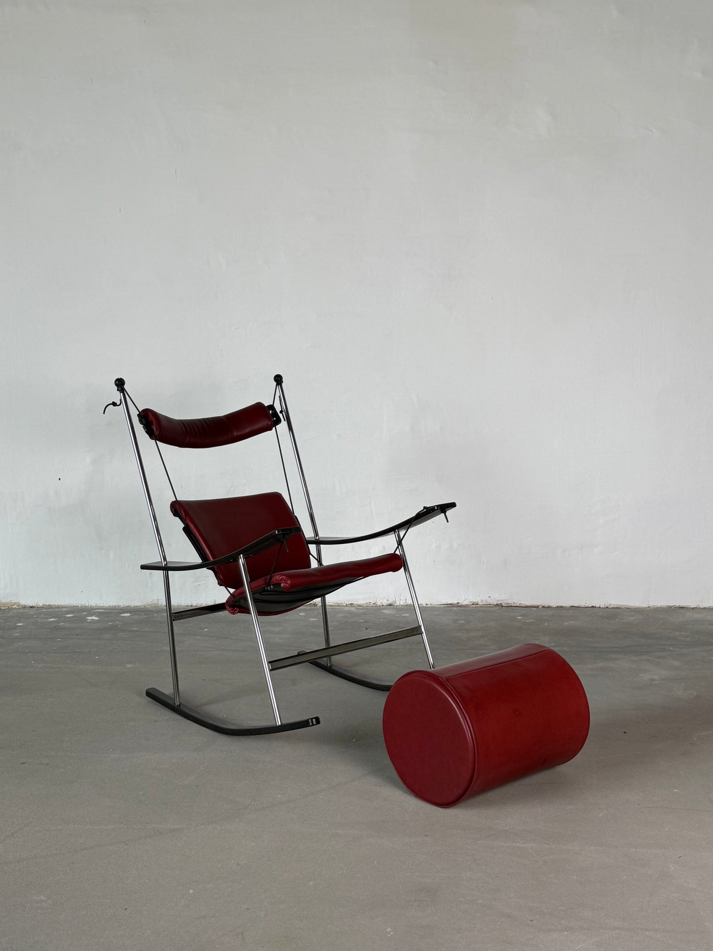 REFLEX Peter Opsvik burgundy rocking chair