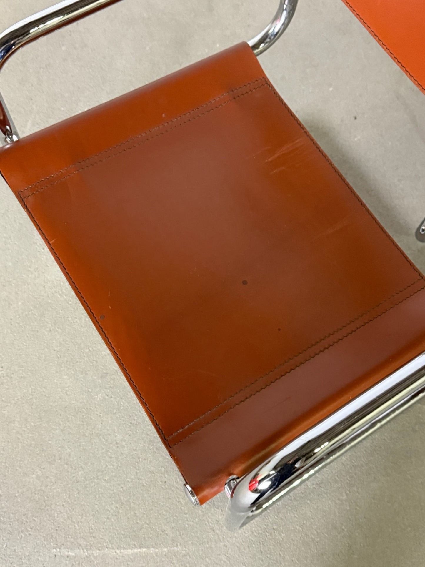S34 Fasem brown leather chairs