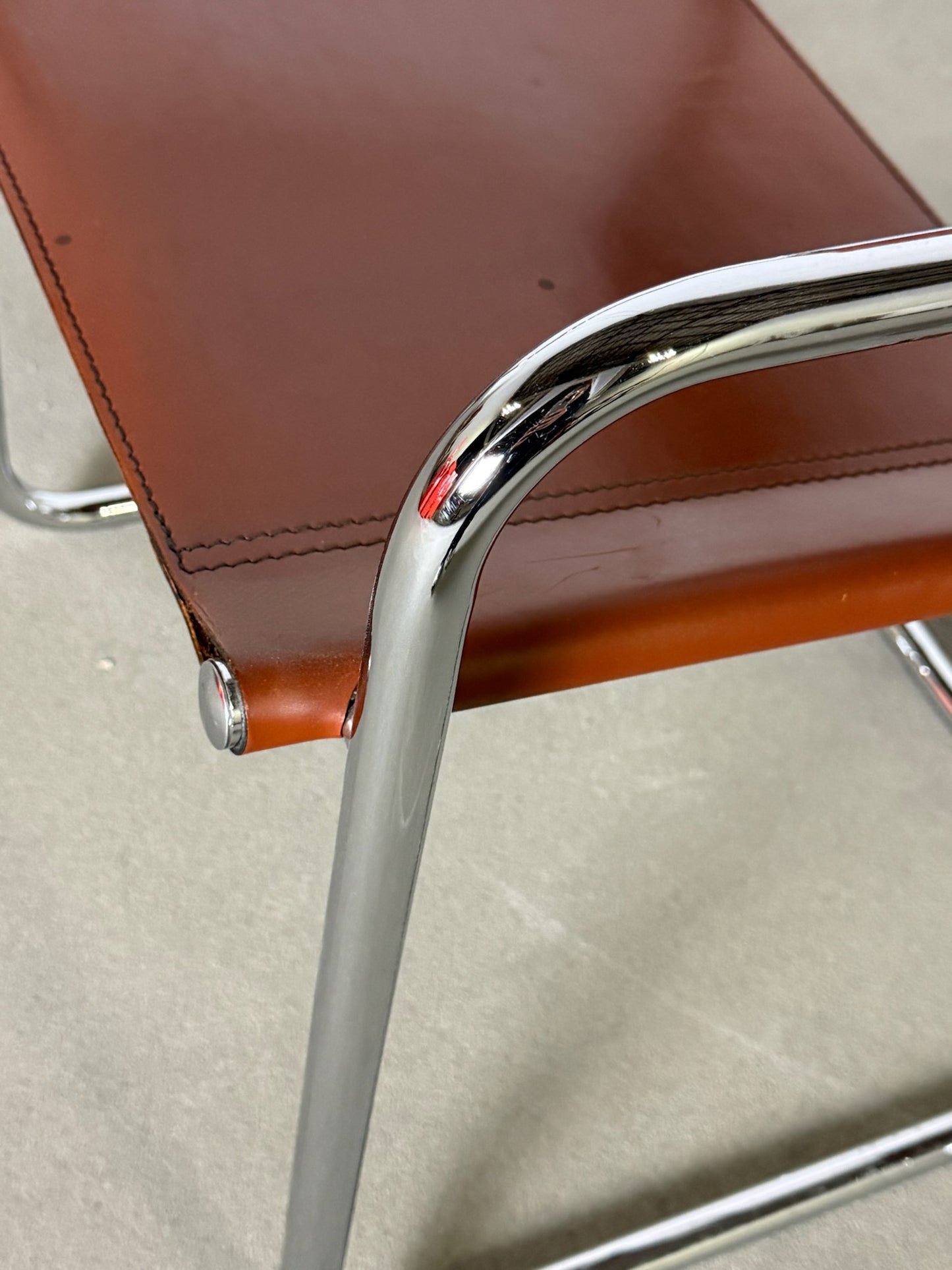 S34 Fasem brown leather chairs