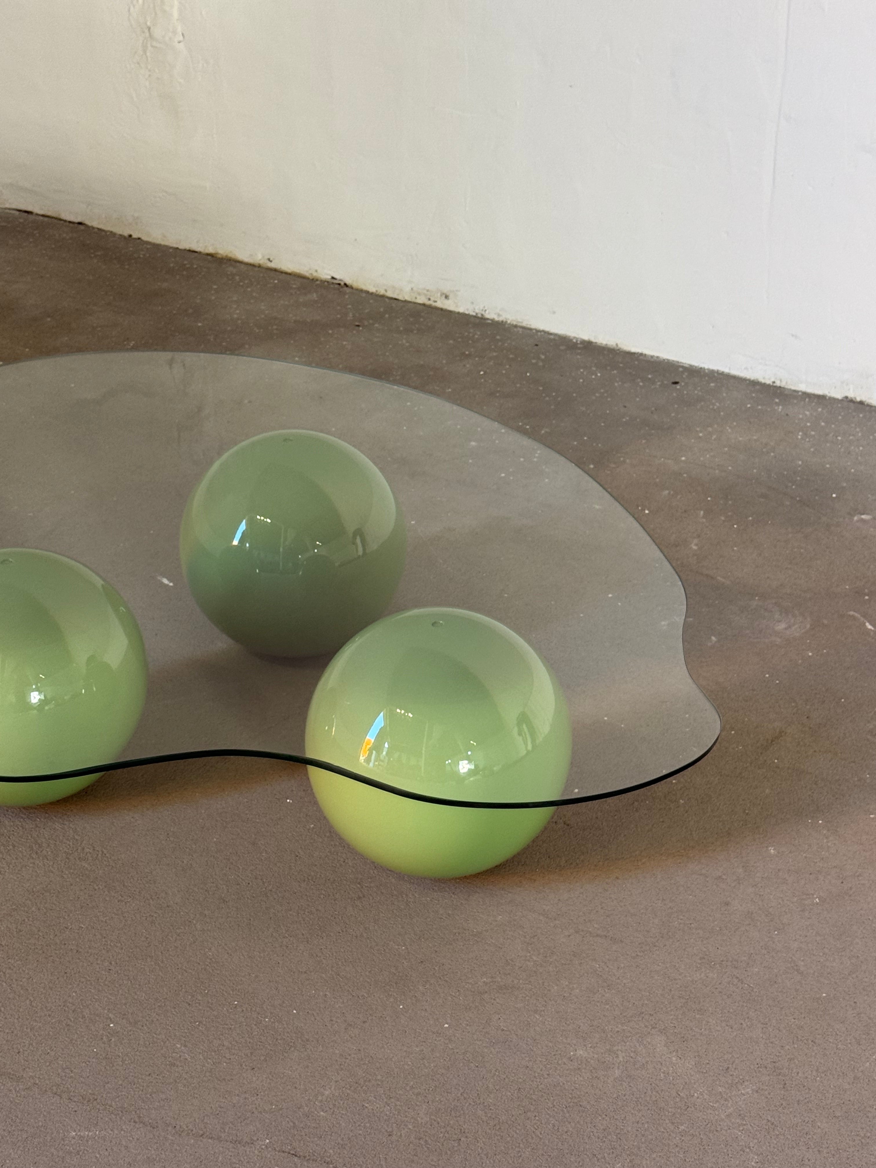 SPHERE green coffee table