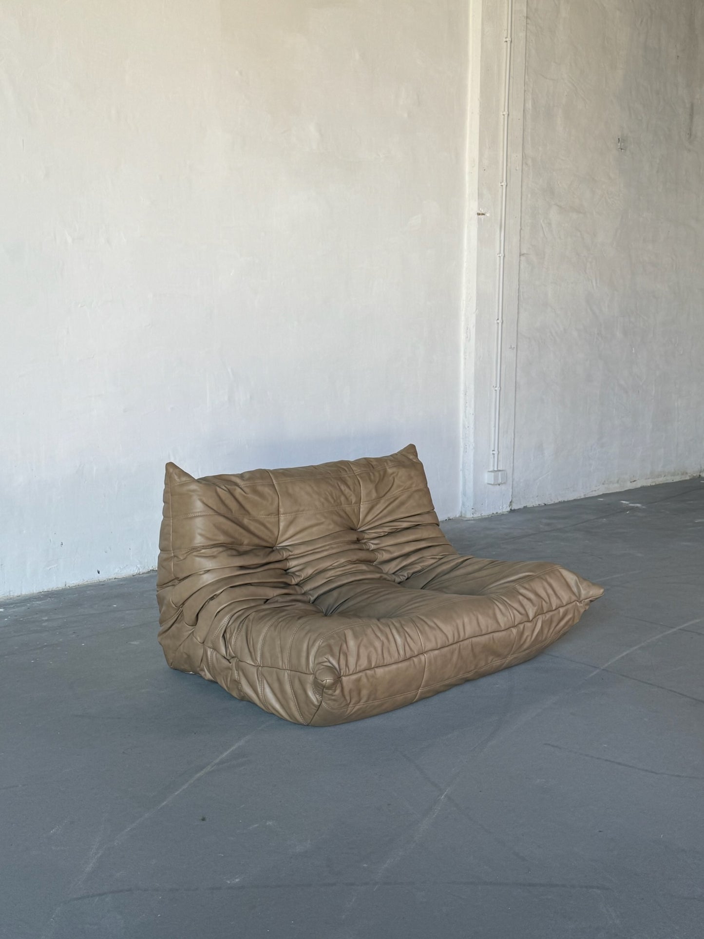 TOGO sand beige leather set of 3