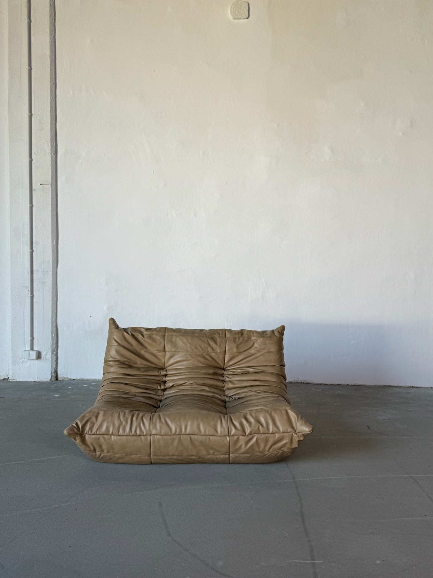 TOGO sand beige leather set of 3
