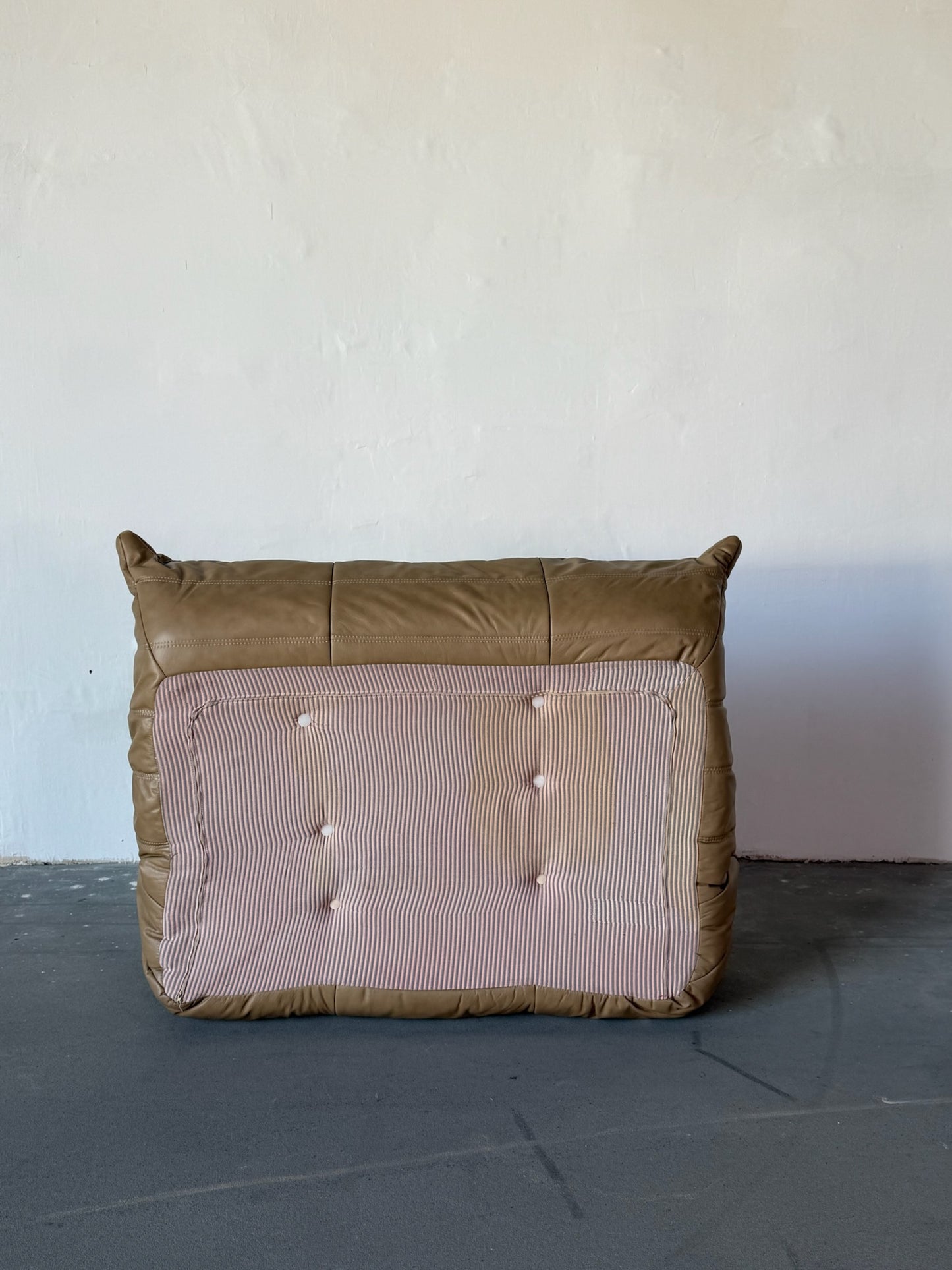 TOGO sand beige leather set of 3